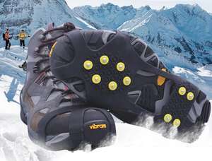 Crampons antidérapants <span class=keywords><strong>pas</strong></span> chers à 10 pointes pour la marche sur glace et neige - Product Image 5