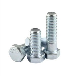 Tornillos de <span class=keywords><strong>cabeza</strong></span> <span class=keywords><strong>hexagonal</strong></span> 1/4 <span class=keywords><strong>3</strong></span>/<span class=keywords><strong>8</strong></span> 5/16 UNC UNF Tornillos de <span class=keywords><strong>cabeza</strong></span> <span class=keywords><strong>hexagonal</strong></span> galvanizados externos con rosca parcial completa Acero al carbono DIN933 - Product Image 1