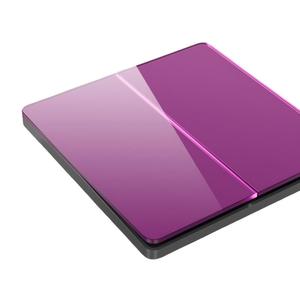 Interrupteur tactile en verre coloré, prise murale grand format, design ultra-fin, type 86, interrupteur intelligent 10A IP20 - Product Image 1