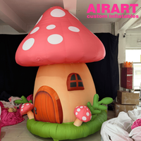 Château gonflable champignon pour parc à thème féerique, maison de culture de champignons personnalisée pour accessoires de photomaton de centre commercial