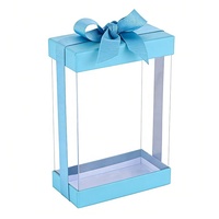 Boîte d'emballage personnalisée en carton imprimé avec logo, pour poupées, coffret cadeau pour bébé, avec fenêtre transparente