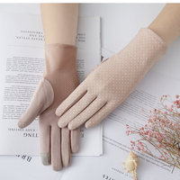 Gants de protection solaire d'été en soie de glace, 2026 gants de style nouveau, gants personnalisables compatibles avec l'écran tactile