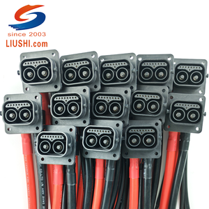 李氏電動バイクバッテリーアダプター<span class=keywords><strong>2</strong></span>+9オス/メスコネクター120A銅芯シリコンジャケットナイロン配線ハーネス - Product Image 3