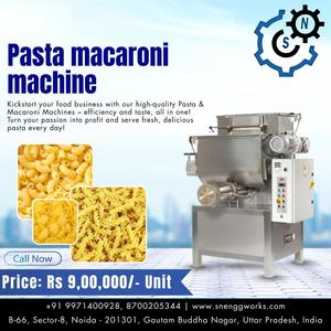 Máquina Semiautomática para Hacer Macarrones de Acero Inoxidable, Capacidad de 150 Kg/h, 440V, S N ENGINEERING WORKS, 1500 kg, Dimensiones Estándar - Product Image 5