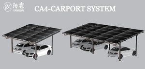 Structure en aluminium à double colonne personnalisable prix d'usine BIPV système de montage d'abri de voiture <span class=keywords><strong>solaire</strong></span> parkings - Product Image 6