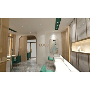 Vetrina Espositiva per Gioielleria di Lusso in Tono Legno Chiaro, <span class=keywords><strong>Design</strong></span> Personalizzato per Interni Completi di Negozi, Soluzione Completa per Esposizione al Dettaglio - Product Image 5
