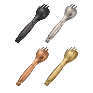 Küchen-Metallzange <span class=keywords><strong>8</strong></span> Zoll Brot- & BBQ-Lebensmittelclip 304 Edelstahl Mehrfarbig Kundenspezifischer Großhandel - Product Image 5