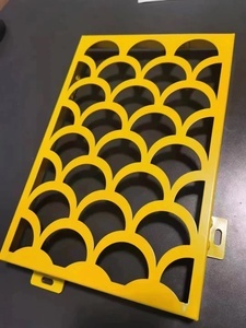 Panneaux décoratifs muraux en acier ignifuge avec placage 3D sculpté au design moderne pour façade et mur rideau intérieur - Product Image 3