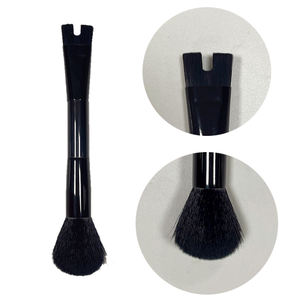 売れ筋自社ブランド鼻輪郭ブラシロゴなしなし2 in 1鼻輪郭U字型メイクアップブラシ - Product Image 6