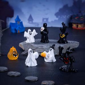 Lampada in Plastica 3D LED a Forma di Albero Spettrale per Halloween, Portatile, Miniatura, Paesaggio in Miniatura, Prezzo di Fabbrica, Novità 2026 - Product Image 5