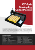 Máquina Codificadora de Huevos Automática Docod XE02E, Impresora de Huevos con Eje XY para Impresión de Fecha, Lote, Código QR y Trazabilidad