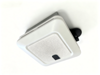Ventilador de Techo para Baño con Luz LED, Sensor de Humedad, Carcasa de Hierro, Control por Aplicación, Bajo Nivel de Ruido, Alimentación por CA, para Uso Doméstico