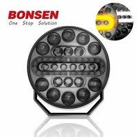 R10 R148 ECE 9 pouces rond 140W LED lumière de travail 10-48V blanc jaune avec faisceau de tache de lumière de conduite auxiliaire DRL pour camion tout-terrain