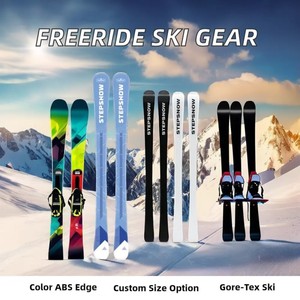 Juego de esquís de estilo libre personalizable para deportes de invierno con garantía de calidad, <span class=keywords><strong>botas</strong></span> de madera de calidad, postes de fijación para adultos-OEM y ODM - Product Image 6