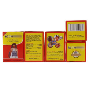 ครีมสมุนไพร25กรัมมิ้นท์ทำความเย็นผลิตภัณฑ์บำรุงผิวทำให้เกิดอาการวิงเวียนศีรษะเพื่อสุขภาพ - Product Image 3