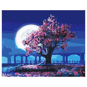 Nouvelle Innovation personnalisée bricolage montagne eau arbre peinture par numéros Kits <span class=keywords><strong>encre</strong></span> Style paysage <span class=keywords><strong>dessin</strong></span> - Product Image 5