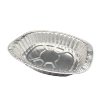 Barquette ovale géante en aluminium de qualité supérieure pour rôtir la viande et la volaille lors des fêtes de Noël