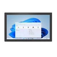 15.6 pouces IP65 étanche robuste sans ventilateur Intel I3 I5 I7 Panel PC Win10 Linux Ubuntu industriel écran tactile capacitif PC