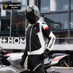 Combinaison de course moto d'hiver Sulaite, ensemble de combinaison de conduite à manches longues, anti-chute, chaude, imperméable, fabriquée en Chine, équipement de motocycliste - Product Image 2