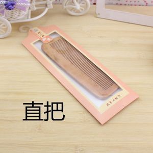 หวีไม้พีช 5x16 ซม. ทำด้วยมือสำหรับดูแลเส้นผมและเป็นของขวัญ - Product Image 3