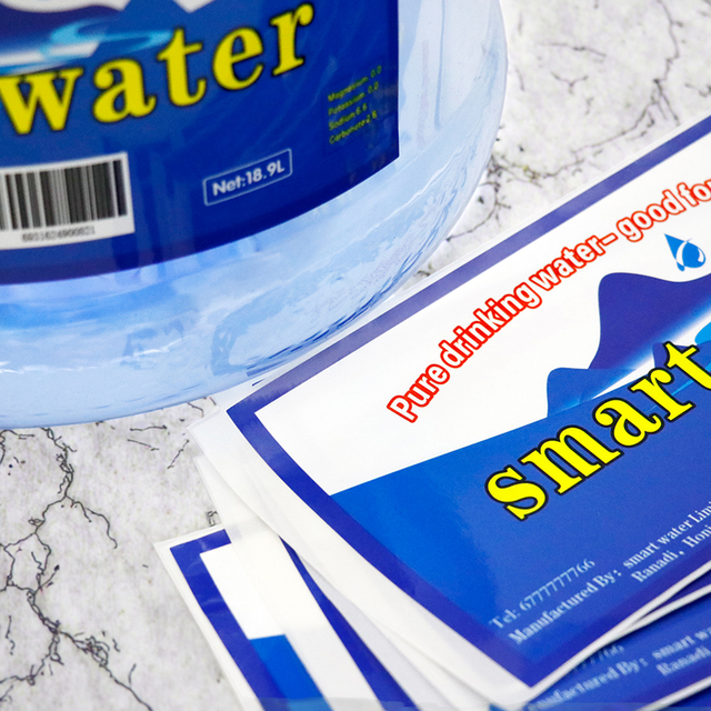 Maker Matte Wholesale Price Designer Custom Water Packaging Stickers Labels
