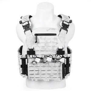 Giubbotto Tattico PTG 2025 con Sgancio Rapido, Doppia Sicurezza, in Nylon, Mimetico Neve, Porta Piastre Balistiche Molle - Product Image 6