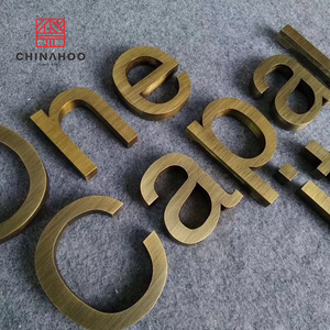 De corte por láser de corte de acero inoxidable sólido latón metal oro rosa <span class=keywords><strong>letras</strong></span> - Product Image 1