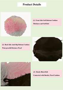 سرير قطط فاخر من الفرو الصناعي للشتاء، متوفر بالجملة، 4 سم، قابل للغسل، على شكل دونات، دافئ ومريح، مناسب للكلاب مثل البولدوغ - Product Image 4