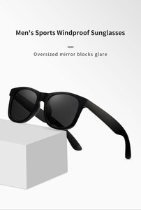Logo personalizzato moda <span class=keywords><strong>polarizzazione</strong></span> Uv400 quadrato di lusso quadrato nero occhiali da sole firmati per gli uomini e le donne - Product Image 6