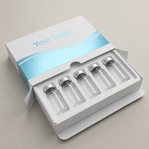 Caja de Papel Impresa Personalizada OEM para Envase Exterior de Viales de Péptidos Liofilizados para Viales de Péptidos de 2ml, 5ml y 10ml - Product Image 4