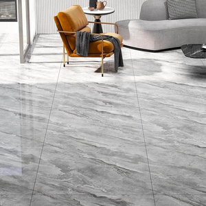 Azulejos de Porcelana Baratos 60x60, Baldosas de Mármol Gris para Sala de Estar - Product Image 5