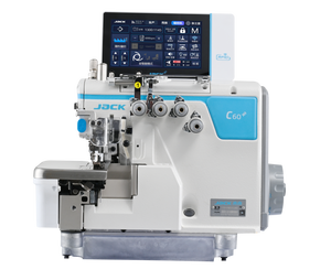 Máquina de Coser Industrial Automática Jack C60 de 5 Hilos Overlock, Máquina de Remallar para Coser Materiales Ligeros, Medianos y Pesados - Product Image 2