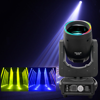 Lampu Beam Moving Head 295W 13 Warna High Bright dengan Kontrol DMX512, Prisma 48+8, IP33, Ra90, 6000K untuk Pencahayaan Panggung Klub Bar