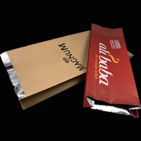 Sacs en papier pour hamburgers, emballages alimentaires en aluminium, sacs en papier d'aluminium