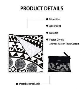 ผ้าขนหนูชายหาดลายเรียวนุ่มแบบขายดี ปรับแต่งได้ตามต้องการ - Product Image 2