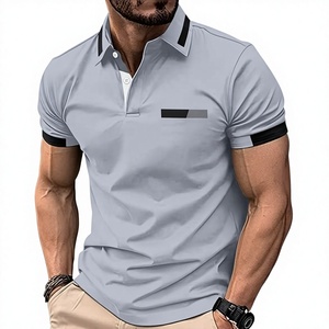 Polo de haute qualité pour hommes, respirant, en coton, avec logo personnalisé, vêtements décontractés, prix de gros, polo pour hommes - Product Image 2