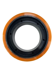 Roue en fonte de polyuréthane solide de prototypage rapide 4 ''5'' 6 ''8'' Roues d'entraînement enduites d'uréthane en caoutchouc Roue PU à charge robuste - Product Image 4