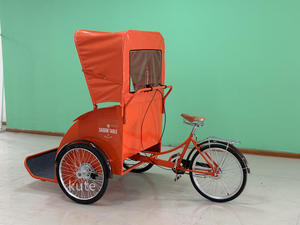 Vélo cargo familial électrique à 3 roues avec 4 sièges pour enfants - Product Image 4