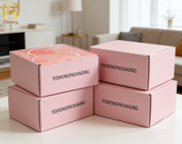 Boîte d'expédition pliable en carton ondulé personnalisée, type boîte d'avion, pour l'emballage de produits de marque e-commerce et de vente au détail