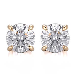<span class=keywords><strong>Vero</strong></span> solido 18k 14k 10k <span class=keywords><strong>oro</strong></span> taglio rotondo 2ct 1ct 0,5ct laboratorio cresciuto <span class=keywords><strong>orecchini</strong></span> di fidanzamento da sposa Set di <span class=keywords><strong>orecchini</strong></span> da sposa per regalo da ragazza - Product Image 3