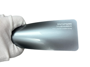 Vinilo Adhesivo de TPU PPF de 190 micras, Color Metálico, Película Protectora de Pintura, Antiarañazos, Gris Plomo Líquido - Product Image 2