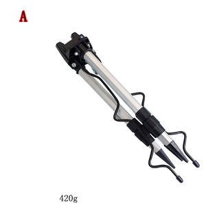 Support télescopique de <span class=keywords><strong>canne</strong></span> à pêche triangulaire Portable en alliage d'aluminium - Product Image 3