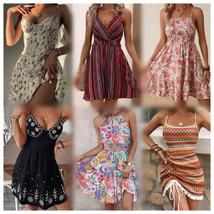 Lot Mixte de Robes d'Été Décontractées et Élégantes pour Femme de Marque Originale en Déstockage d'Usine en Gros à Bas Prix - Product Image 5