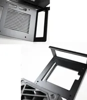 Boîtier Mini ITX ouvert XTIA XPROTO-L V2 Mid Tower en alliage d'aluminium avec cadre papillon, compatible avec les alimentations SFX ATX et les cartes graphiques jusqu'à 358 mm, en stock