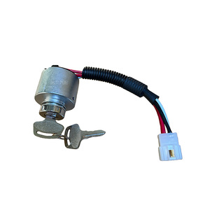 สวิตช์กุญแจสตาร์ท Rc รุ่น 37410-59110 แบบ 4 สาย สำหรับรถแทรกเตอร์ Kubota กุญแจอลูมิเนียม - Product Image 1