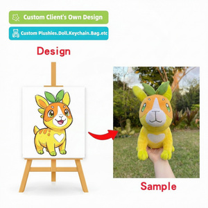 Fabricant et Fournisseur de Jouets en Peluche Personnalisés, Jouets en Peluche Fille à Double Queue, Marchandises de Convention de Bande Dessinée, Porte-clés en Peluche Personnalisés - Product Image 2
