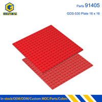 Gobricks - Bloques de Construcción a Granel, Placas Grandes, Placas Base GDS-530, Bloques de Construcción al por Mayor, LDD 91405, Placa 16 x 16, Piezas