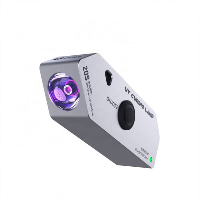 2Uul UV Curing Lamp 600Mah 20S High Power Aluminum Alloy Green Oil Glue Fast Curing for Motherboard Circuit Board UV Light