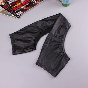 Nuove maniche in pelle <span class=keywords><strong>mezza</strong></span> t-shirt in poliestere in <span class=keywords><strong>maglia</strong></span> di scena elasticizzata elasticizzata all'ingrosso da uomo Sexy biancheria <span class=keywords><strong>intima</strong></span> in pelle - Product Image 4