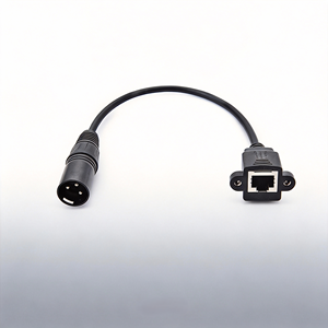 <span class=keywords><strong>Cable</strong></span> Adaptador XLR a RJ45 Macho Hembra, Conector de Audio Balanceado para Red, Cat5e Cat6 Blindado, para Mezclador de Estudio y <span class=keywords><strong>Amplificador</strong></span> - Product Image 2